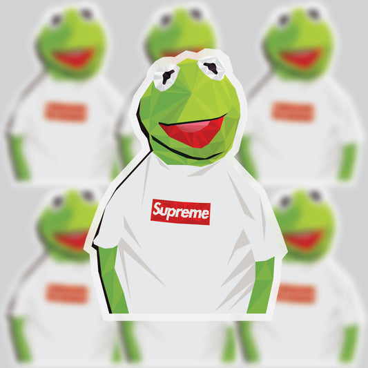 Kermit Waterproof Matte Vinyl Sticker
