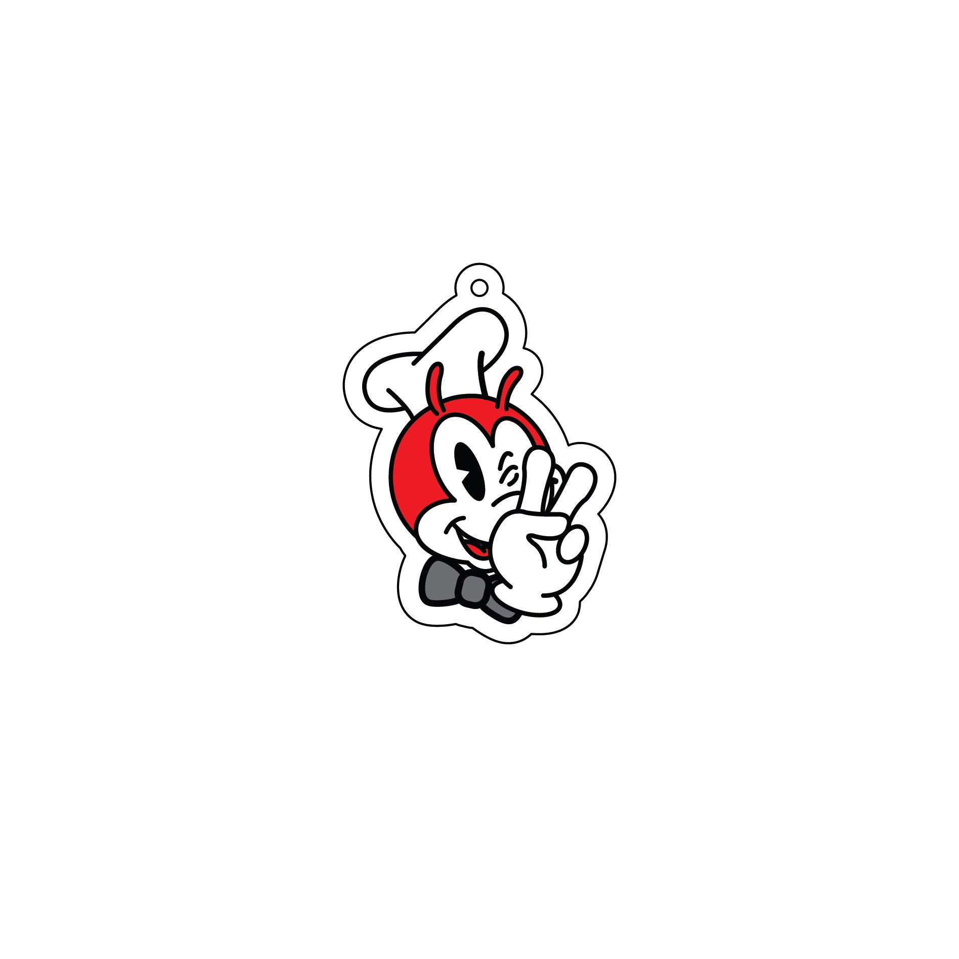 Be Jolly Peace Keychain