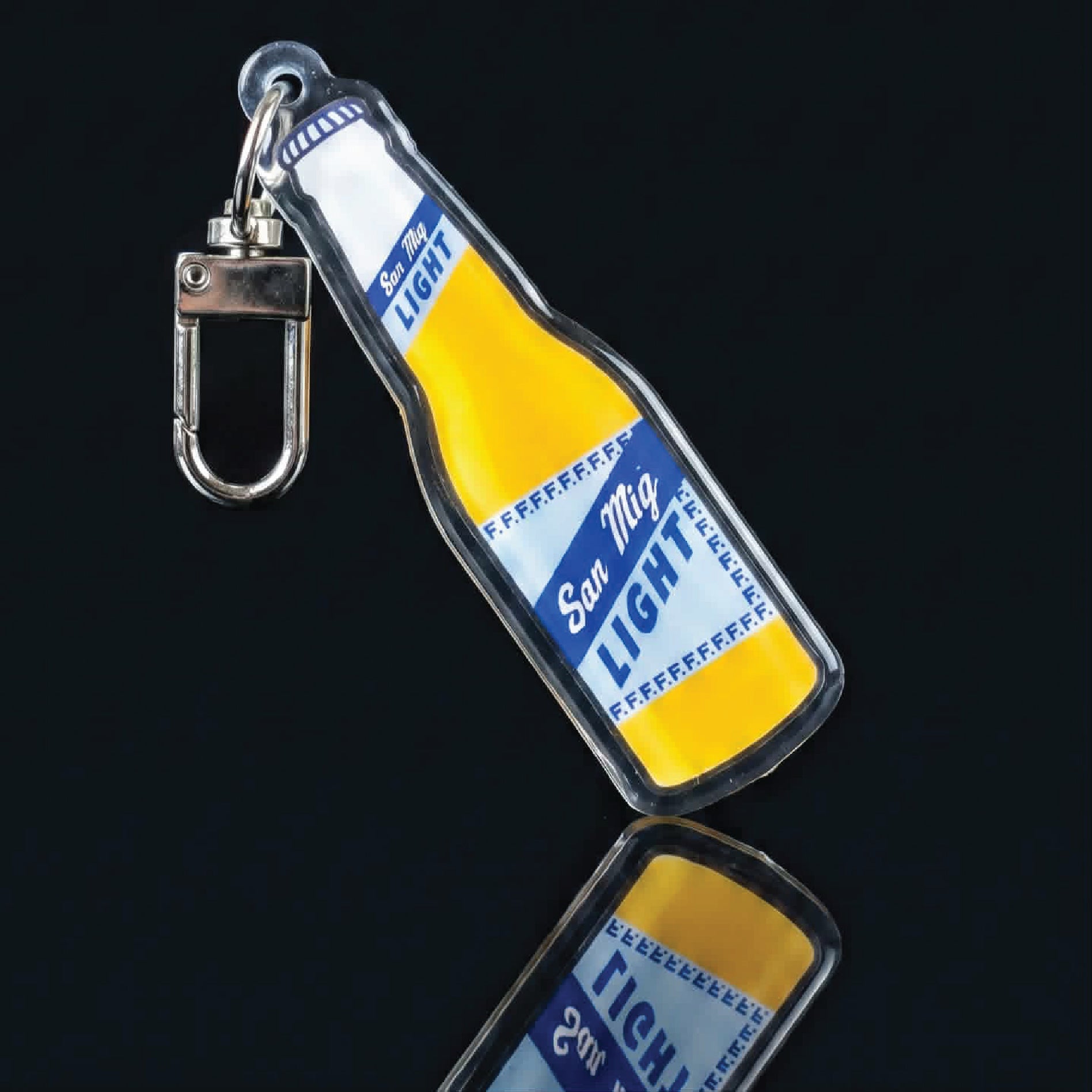 San Mig Light Keychain
