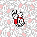 Jolly Peace Sign (Hand Up) Sticker